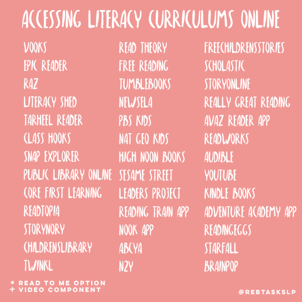 Assessing Literacy Curriculums Online